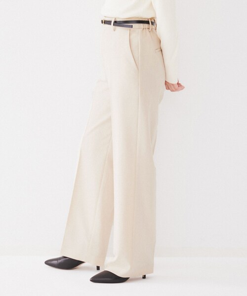 UNTITLED パンツ ワイドストレートパンツ レディース : ZOZOTOWN
