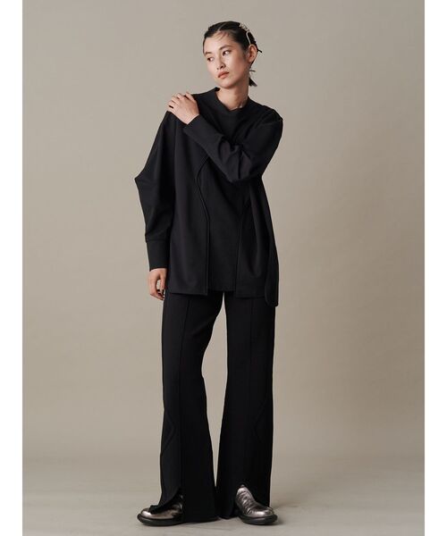 新品同様】 UN3D. WAVE LINE SHIRT JK 38 ブラックΩ