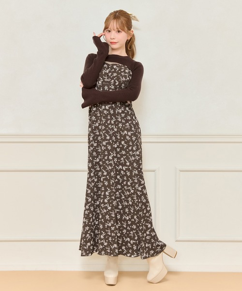 apres jour（アプレジュール） ワンピース 小花柄キャミワンピース