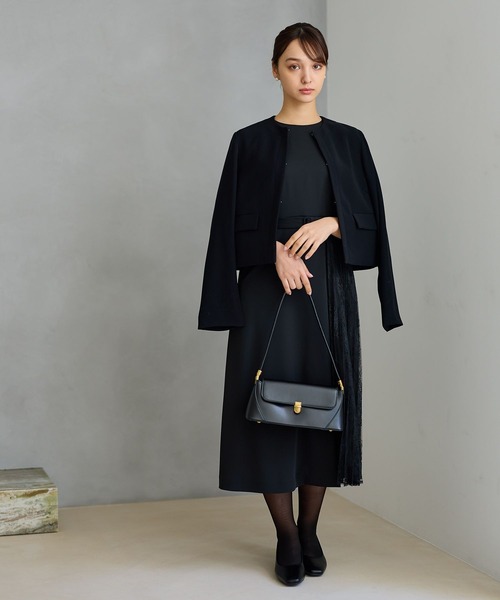 定価15000(税抜)喪服 袖羽織りレース ワンピース img_14e4f8d553318c5af6445cb1c4