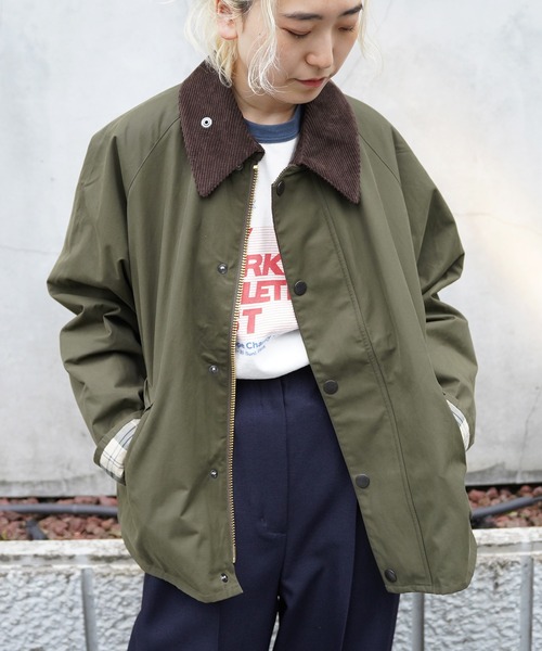 [Barbour] блузон 40 черный женский 