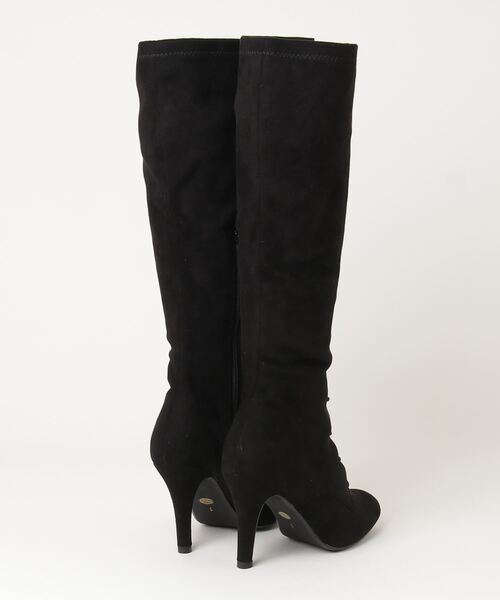 「MIIA」 ロングブーツ 1 ブラック レディース_画像2