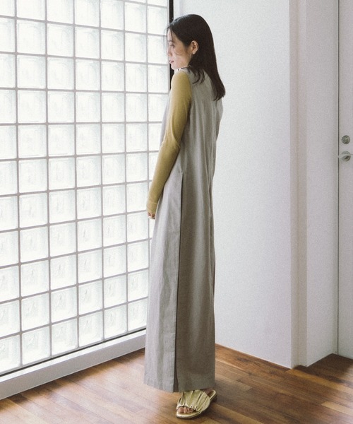 Audrey and John Wad サロペット オーバーオール サイドプリーツ