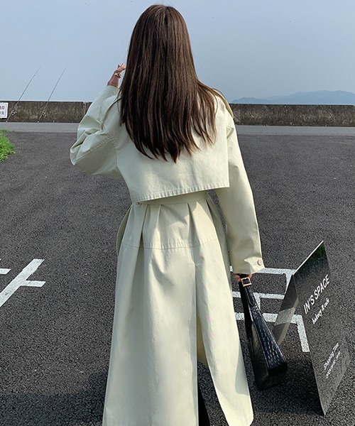 Fano Studios」 ステンカラーコート S ベージュ レディース