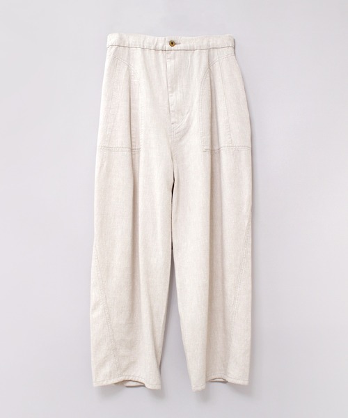 URCH RNA パンツ R4302 リネンレーヨンコックパンツ レディース