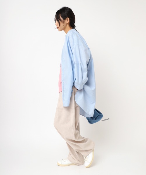 URCH RNA パンツ R4302 リネンレーヨンコックパンツ レディース  