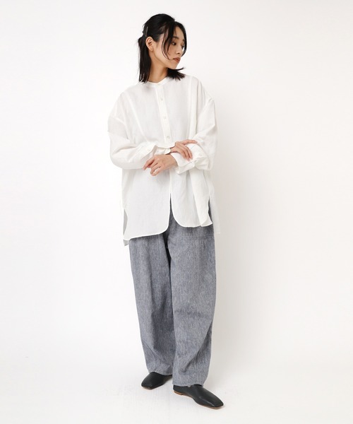 URCH RNA パンツ R4302 リネンレーヨンコックパンツ レディース  