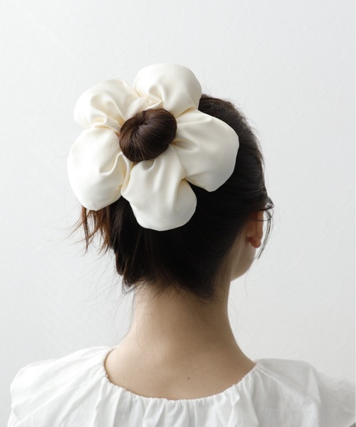【MERRMA】メルマ ビーズコード シュシュ サテン シュシュ BEAD SCRUNCHIE | MERRMA (Women)/メルマ