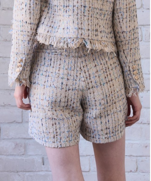 Meline M. パンツ Tweed Skort ツイードスカパン レディース