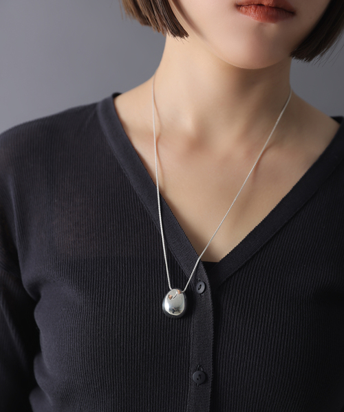 Lilas ネックレス 「SAMH by LILAS」PUFFロングネックレス SV