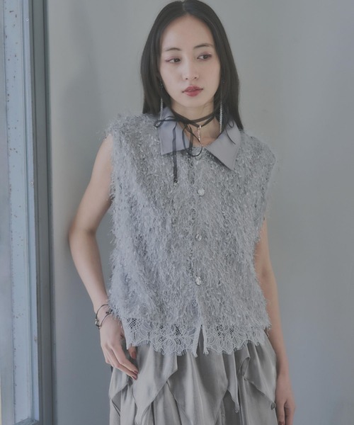 tシャツ 2WAYフリンジシアーカーディガン(HARE) レディース HARE tシャツ 2WAYフリンジシアーカーディガン(HARE) レディース