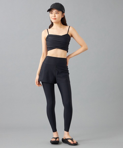 値下げ！試着のみ　美品　チャコット・バランス　水陸両用　セットアップ　水着　M Chacott BALANCE 水陸両用ブラトップ / Chacott | ファッション