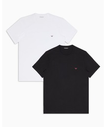 [EMPORIO ARMANI UW] イーグルエンボスパターンラウンジTシャツ EMPORIO ARMANI UW] イーグルエンボスパターンラウンジTシャツ