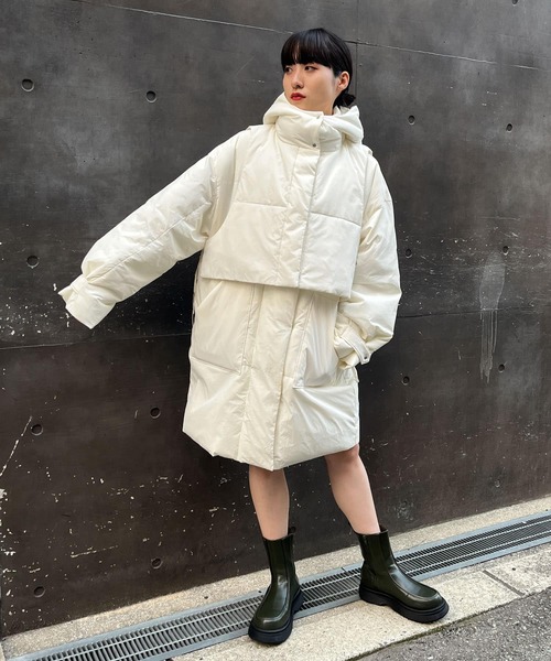 KBF（ケービーエフ） コート ONE アイボリー レディース : ZOZOTOWN