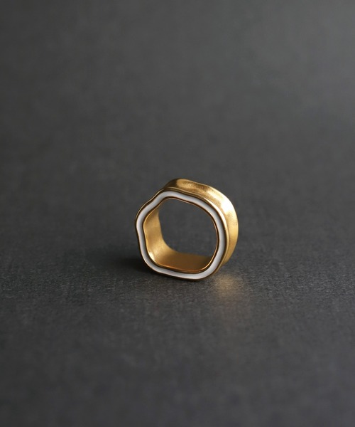 TEN. 18KGP ファネルリング　15号 TEN. 指輪 リング 18KGP ファネルリング レディース メンズ : ZOZOTOWN