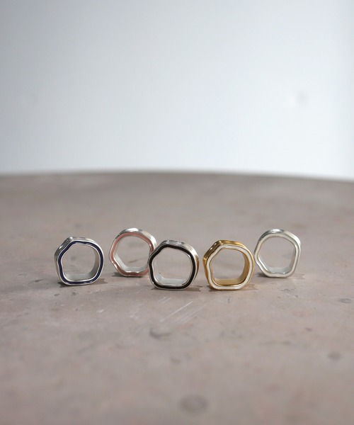 TEN. 指輪 リング 18KGP ファネルリング レディース メンズ : ZOZOTOWN