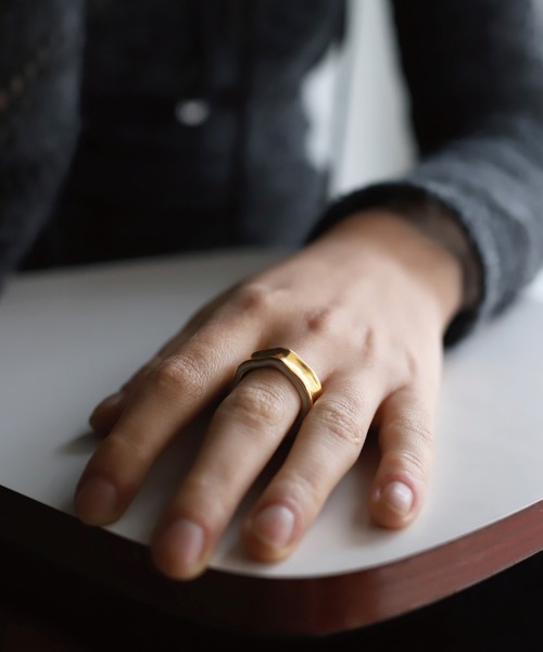 TEN. 指輪 リング 18KGP ファネルリング レディース メンズ : ZOZOTOWN