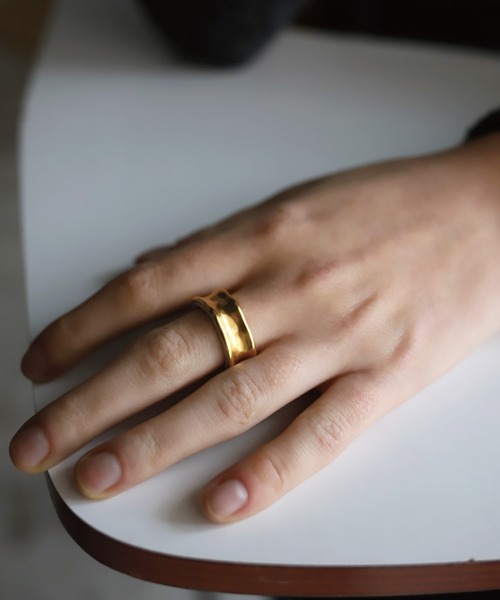 TEN. 指輪 リング 18KGP ファネルリング レディース メンズ : ZOZOTOWN