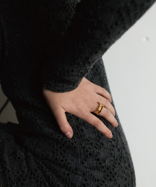 TEN. 指輪 リング 18KGP ファネルリング レディース メンズ : ZOZOTOWN