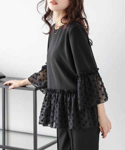 SUGAR BISKET 小花柄ドッキングトップス レディース : ZOZOTOWN Yahoo 