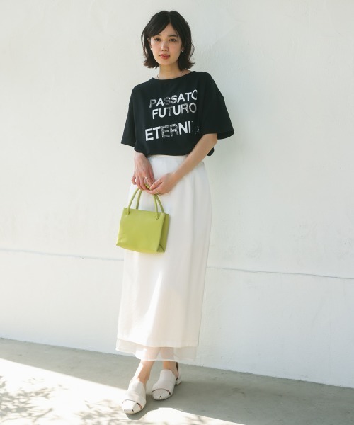 Bou Jeloud tシャツ スパンコールロゴT レディース : ZOZOTOWN