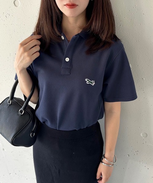 フォクシーブティック ポロシャツ Lady Polo ネイビー 38 フォクシーブティック ポロシャツ Lady Polo ネイビー 38