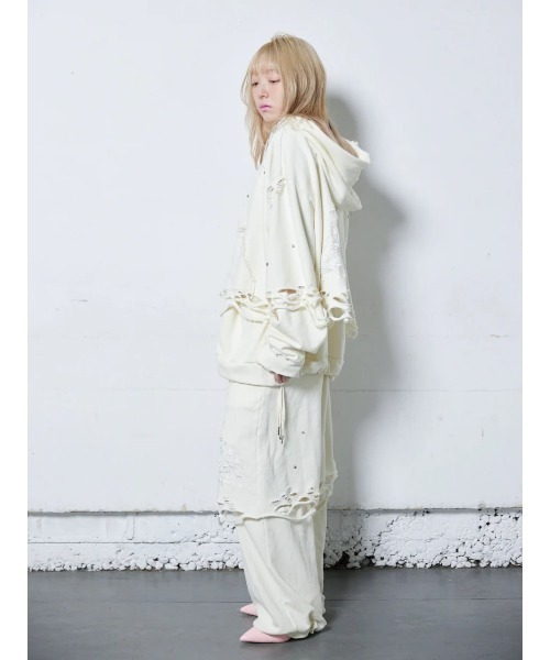 neith. スウェットパンツ ジャージ neith./ネイス/Rose Crush Sweat 