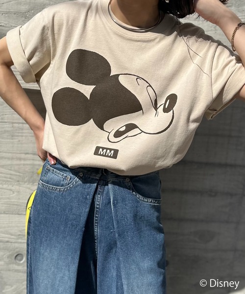 Disney（ディズニー） tシャツ 半袖 「」別注/ミッキーマウス / MMロゴ