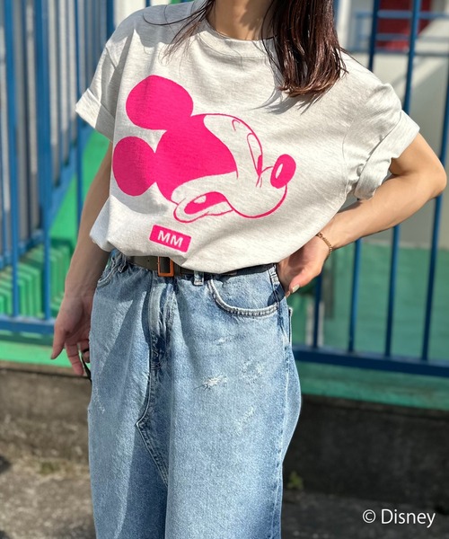 Disney（ディズニー） tシャツ 半袖 「」別注/ミッキーマウス / MMロゴ