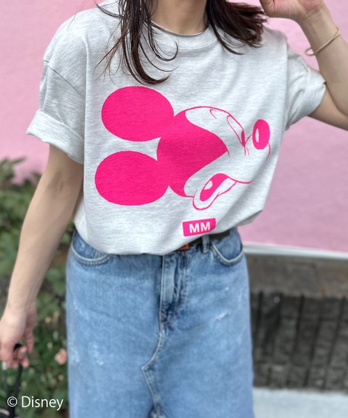 Disney（ディズニー） tシャツ 半袖 「」別注/ミッキーマウス / MMロゴ