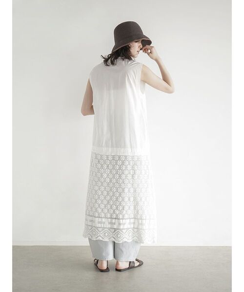 ワンピース Seika FIKA. ワンピース Lace switched sleeveless onepiece