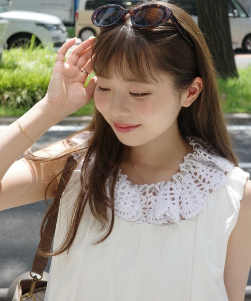 JUMELLE（ジュメロ） つけ襟 付け襟 「Casselini」レース付け襟
