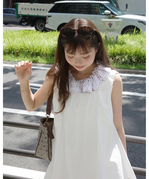 JUMELLE（ジュメロ） つけ襟 付け襟 「Casselini」レース付け襟