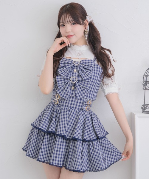 ROJITA ダブルリボン ビスチェ スカートセット ダブルリボンビスチェスカートセット | Rlab store
