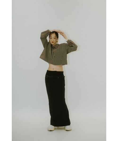 スカート Knuthmarf docking maxi denim skirt docking maxi denim skirt/2color | KNUTH MARF