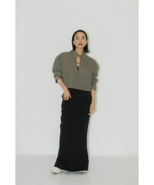 Knuth Marf スカート docking maxi denim skirt : ZOZOTOWN