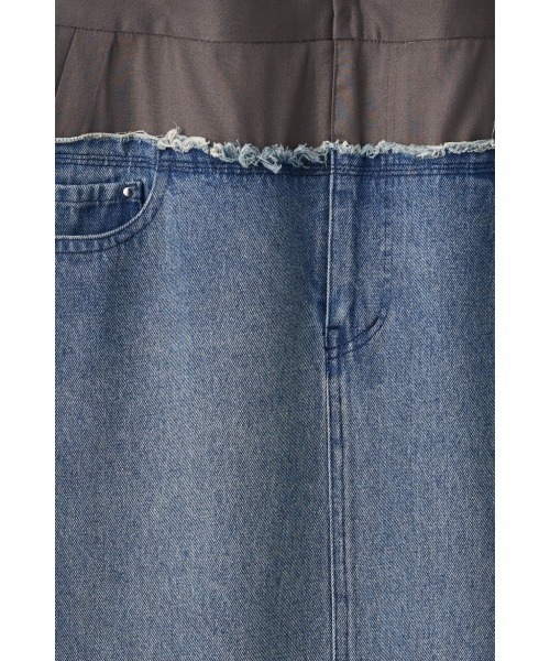 Knuth Marf スカート docking maxi denim skirt : ZOZOTOWN