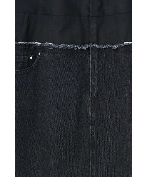 Knuth Marf スカート docking maxi denim skirt : ZOZOTOWN