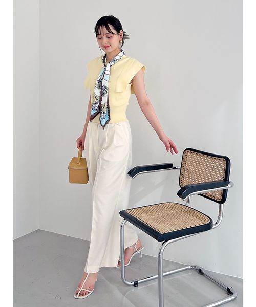 SNIDEL ニット セーター Sustainableタイセットノースリニット