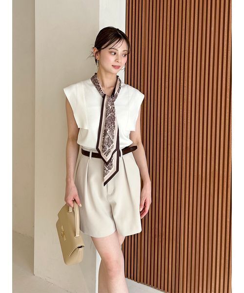 新作新品　スナイデル♡Sustainableタイセットノースリニットプルオーバー Sustainableタイセットノースリニットプルオーバー(ニット