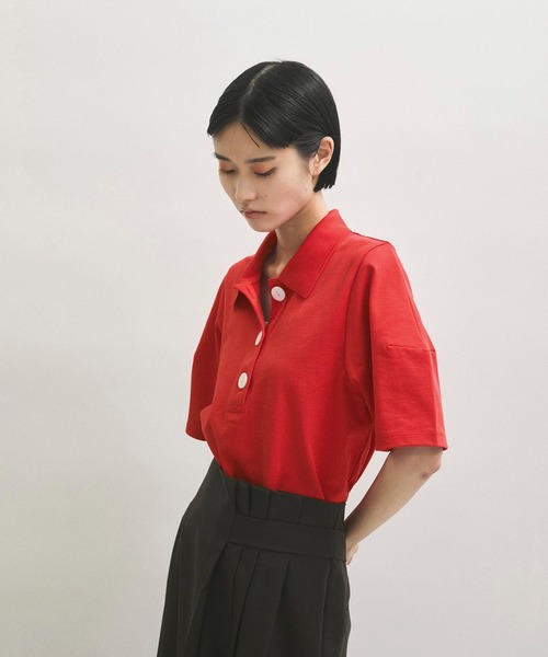 ADAM ETROPEコクーンスリーブポロシャツ ADAM ET ROPE'｜コクーンスリーブポロシャツ | Rakuten Fashion