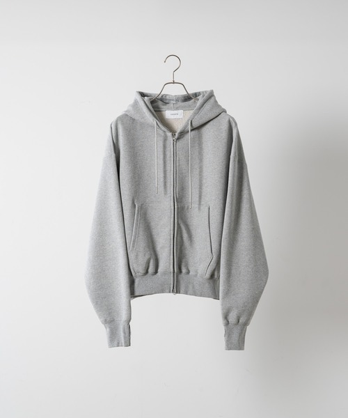 soerte ジップフーディ soerte パーカー Heavy weight double zip-up hoodie