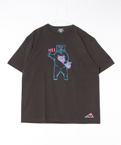 MEI ロゴ入り黒Tシャツ tmt-ms5005-2kg ザ・マネーチーム Tシャツ RINGSIDE GOLD 黒
