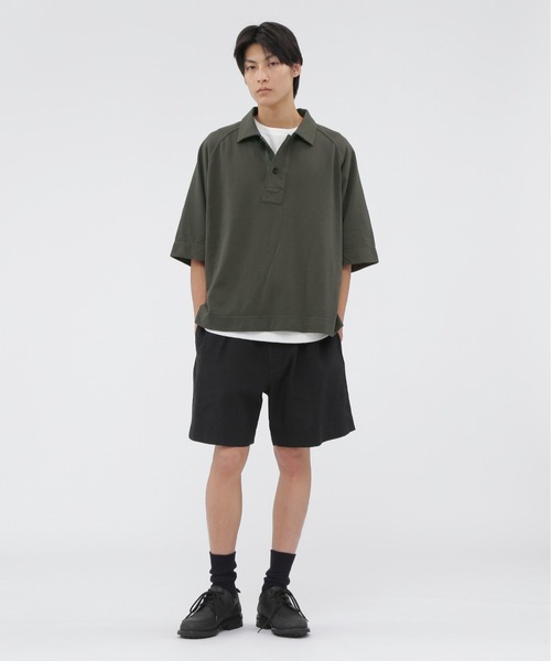 美品　MHL　DRY　LOOPBACK　JERSEY　スタンドカラー　ブルゾン MHL. tシャツ DRY LIGHT LOOPBACK JERSEY TOP メンズ : ZOZOTOWN