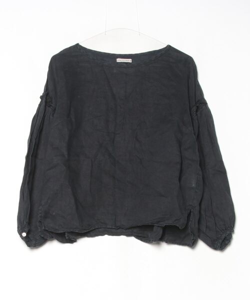 「liflattie ships」 長袖ブラウス MEDIUM ブラック レディース