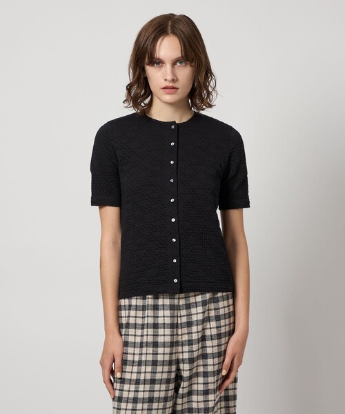 steven alan シュリンクジャージー ハーフスリーブ カーディガン Steven Alan（スティーブンアラン）の「＜Steven Alan