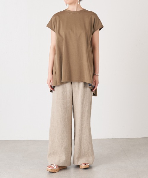 「BEARDSLEY」 7分袖カットソー FREE グレー レディース BEARDSLEY 「BEARDSLEY」 7分袖カットソー FREE グレー