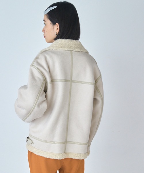 「forksy.」 ブルゾン L アイボリー レディース_画像3