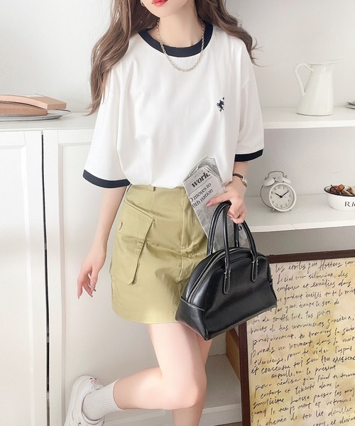 「Java」 半袖Tシャツ SMALL ベージュ レディース