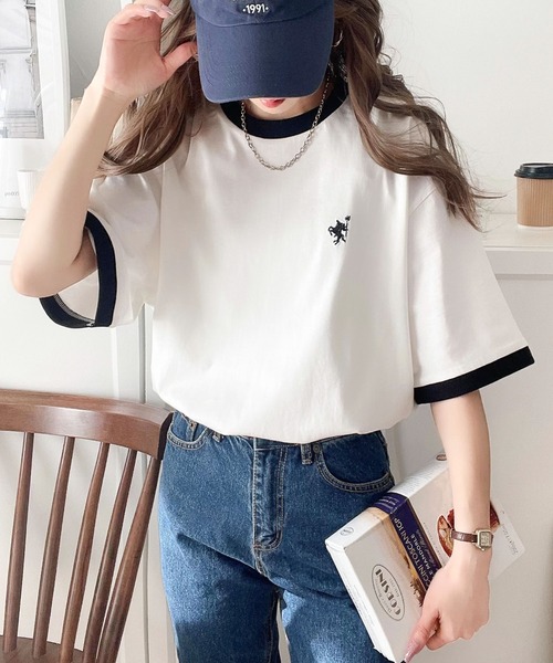 「Java」 半袖Tシャツ SMALL ベージュ レディース